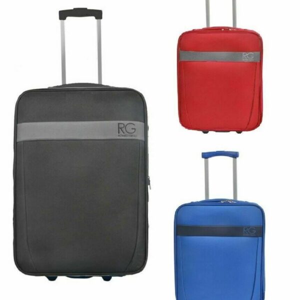 MALETA TROLLEY EQUIPAJE DE MANO TRAVEL LIGHT FABRIC 53x39x18 2 RUEDAS 667