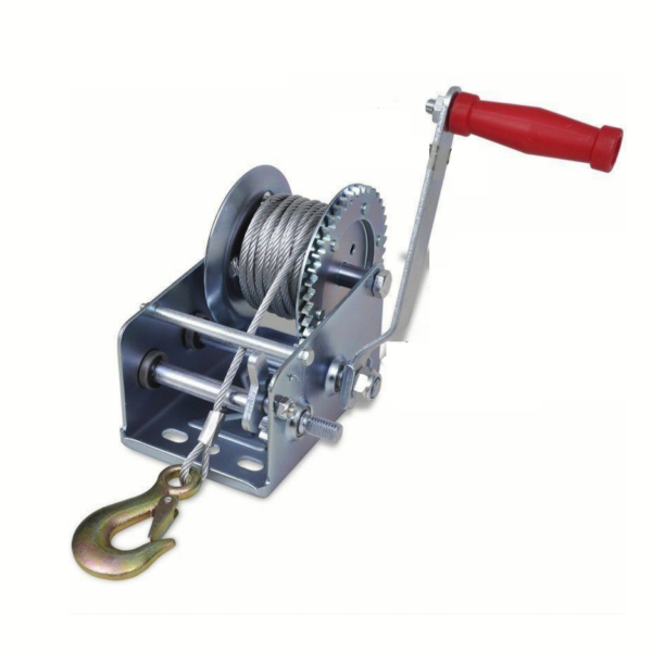 CABRESTANTE DE POLIPASTO CABRESTANTE MANUAL CABLE DE ACERO 10 MT 1500KG BARCO 3000 LB 938 ES