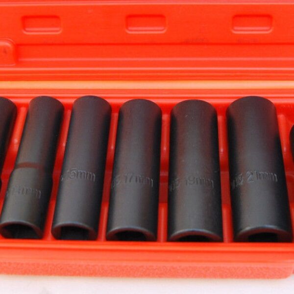 10 CASQUILLOS ACANALADOS XZN DESTORNILLADOR DE IMPACTO LARGO REFORZADO DE 1/2" 10-24mm 103C