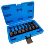 JUEGO DE LLAVES KIT DE LLAVES DE VASO TORX 1/2 IMPACTO LARGO T30 T80 78MM LARGO 495
