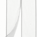 MOSQUITERA MAGNÉTICA CORTINA CORTINA VENTANAS PUERTAS 140x240 ANTI MOSQUITOS BLANCO 787