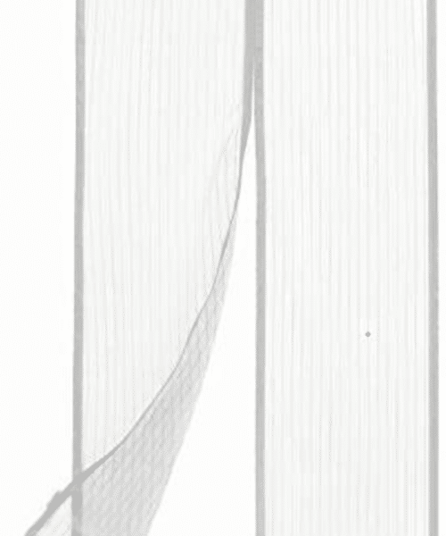 MOSQUITERA MAGNÉTICA CORTINA CORTINA VENTANAS PUERTAS 140x240 ANTI MOSQUITOS BLANCO 787