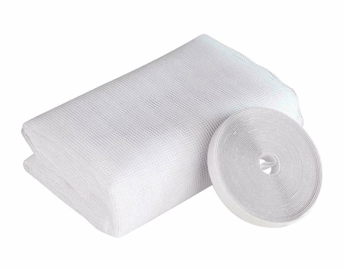 21207 MOSQUITERA ADHESIVA LÁMINA DESPRENDIBLE VENTANAS PUERTAS 150x200 ANTI MOSQUITOS 097