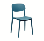 Kit 6 sillas de polipropileno cocina bar restaurante silla interior exterior verde petròleo 764k - Imagen 2