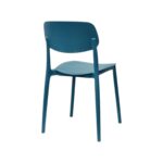 Kit 6 sillas de polipropileno cocina bar restaurante silla interior exterior verde petròleo 764k - Imagen 3