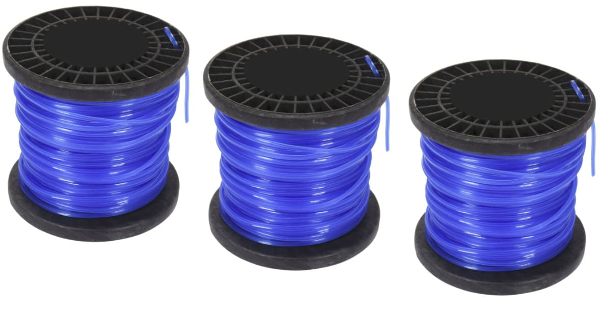 3-pz-filo-bobina-decespugliatore- Carrete de alambre para desbrozadora de césped de jardín 3 piezas 3 mm 60 m 596to - Imagen 1