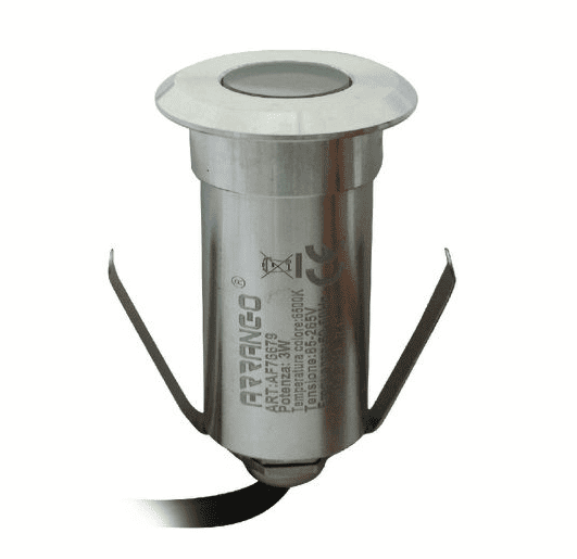 Foco empotrable LED de 3 W para exterior luz de paso transitable IP65 luz natural 804AR