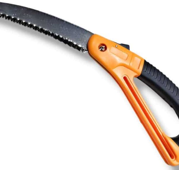 Sierra manual triple afilado 180mm poda jardinería curva plegable acero 761ho