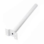 Soporte de brazo de poste de pared 593air blanco de 5 cm para farola