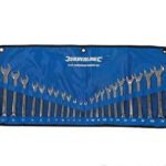 KIT DE 22 PIEZAS LLAVES COMBINADAS HEXAGONALES PULGADAS 6 22 mm ACERO SP57 SL