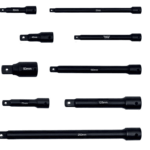 Juego de extensión reforzada de 9 piezas adaptador de extensión de llave de tubo de 1/4″ 3/8″ y 1/2″ 621ls