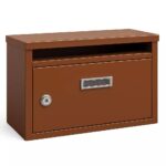 Buzón de condominio buzón condominio casa 1 espacio marrón 472ds