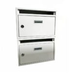 Buzón modular para condominio buzón vertical para vivienda 2 espacios blanco 441ds