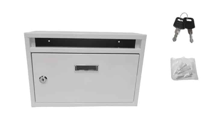 cassetta bianco 2 Buzón modular para condominios buzón vertical de 3 ranuras para vivienda blanco 441ds - Imagen 3