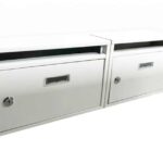 Buzón modular para condominios horizontal de 2 ranuras modelo para uso doméstico blanco 441ds