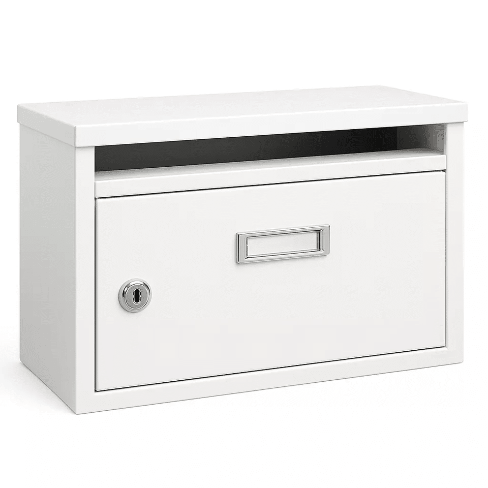 cassetta bianco Buzón modular para condominios buzón vertical de 3 ranuras para vivienda blanco 441ds - Imagen 2