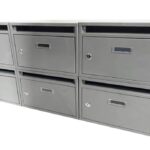 Buzón modular para condominios condominio casa buzón horizontal de 6 ranuras espacios gris 465ds
