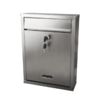 Buzón de condominio para condominios correo casa buzón modular 1 espacio gris acero 060ev