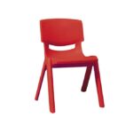 Silla de plástico polipropileno para niños hogar jardín sillas de juego escuela infantil guardería rojo 734ds