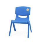 Silla de plástico polipropileno para niños hogar jardín sillas de juego escuela infantil guardería azul celeste 703ds